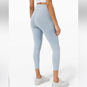 Lululemon Invigorate Chambray Leggings size 4.